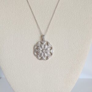 Sterling Silver Pendant Necklace Chain made in Italy